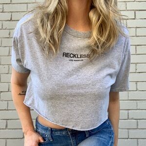 Cropped Young & Reckless Tee